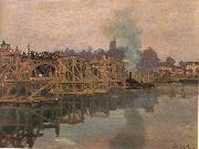Claude Monet, Argenteuil, the Bridge under Repair